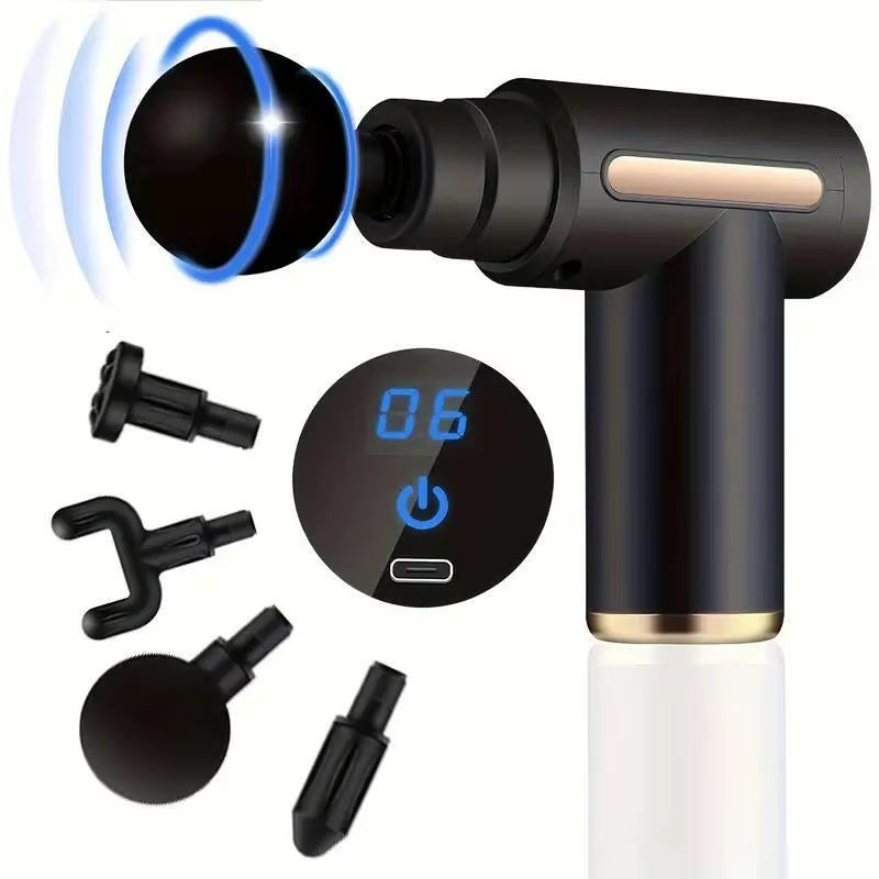 Mini Muscle Massage Gun Protable Body Massager Deep Handheld Percussion Massager for Body Back and Neck Leg